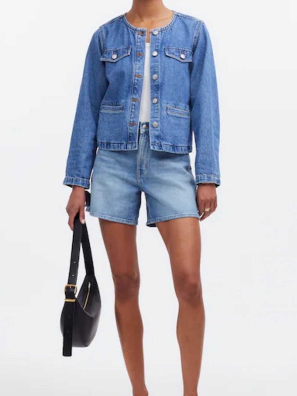 Madewell Denim Lady Jacket in Lakecourt Wash - Picture 6 of 8